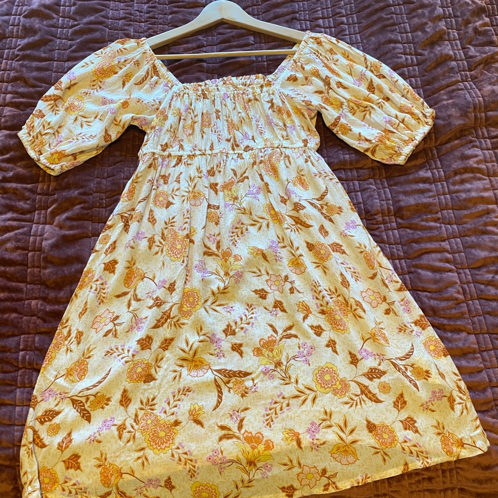Billabong Floral Peasant Dress NWT